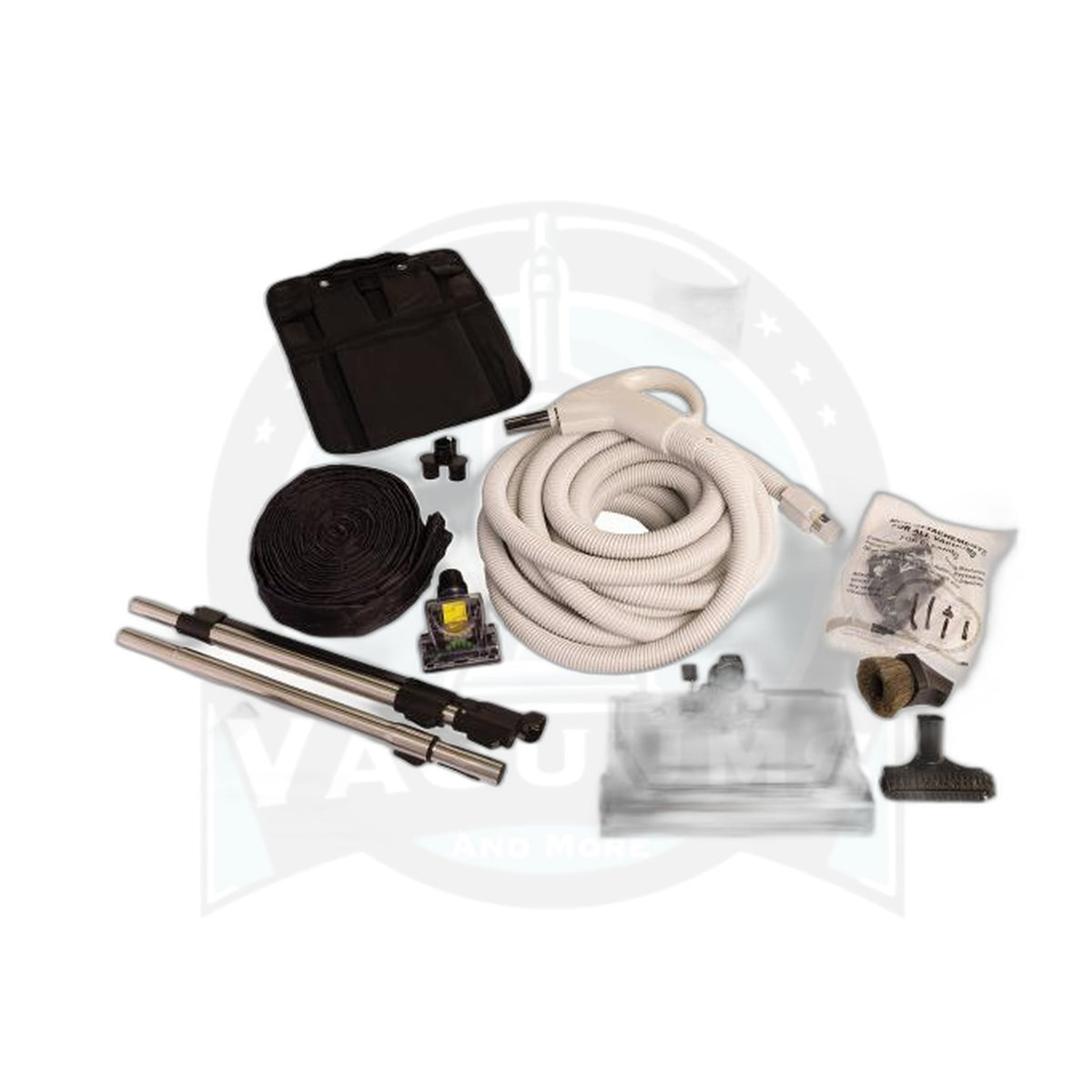 Titan T7 Prime 35 Ft Central Vacuum Kit with Deluxe Power Nozzle and Premium Tools