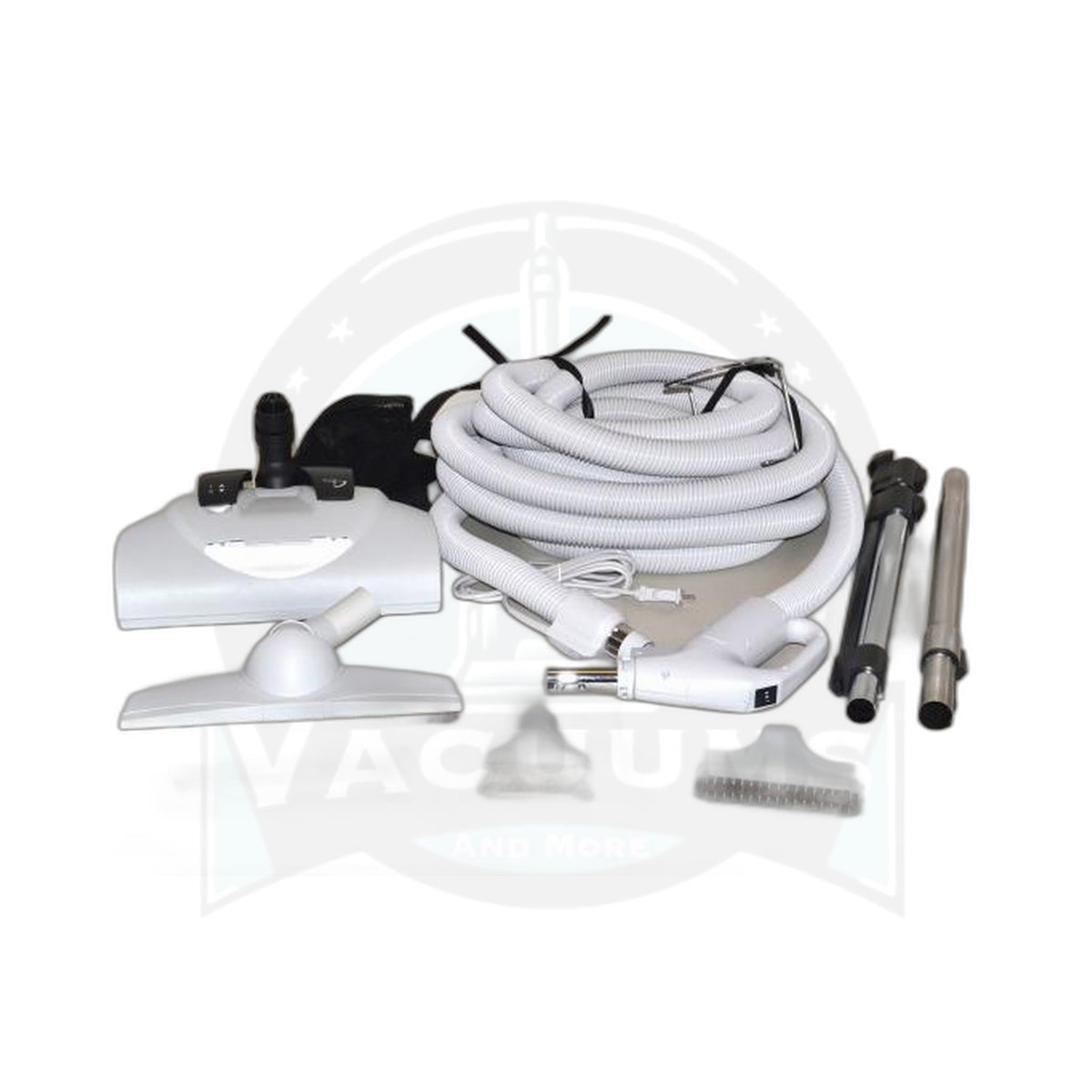 Deluxe Central Vacuum Kit - 35 Ft Plastiflex Hose with EBK360 Power Nozzle