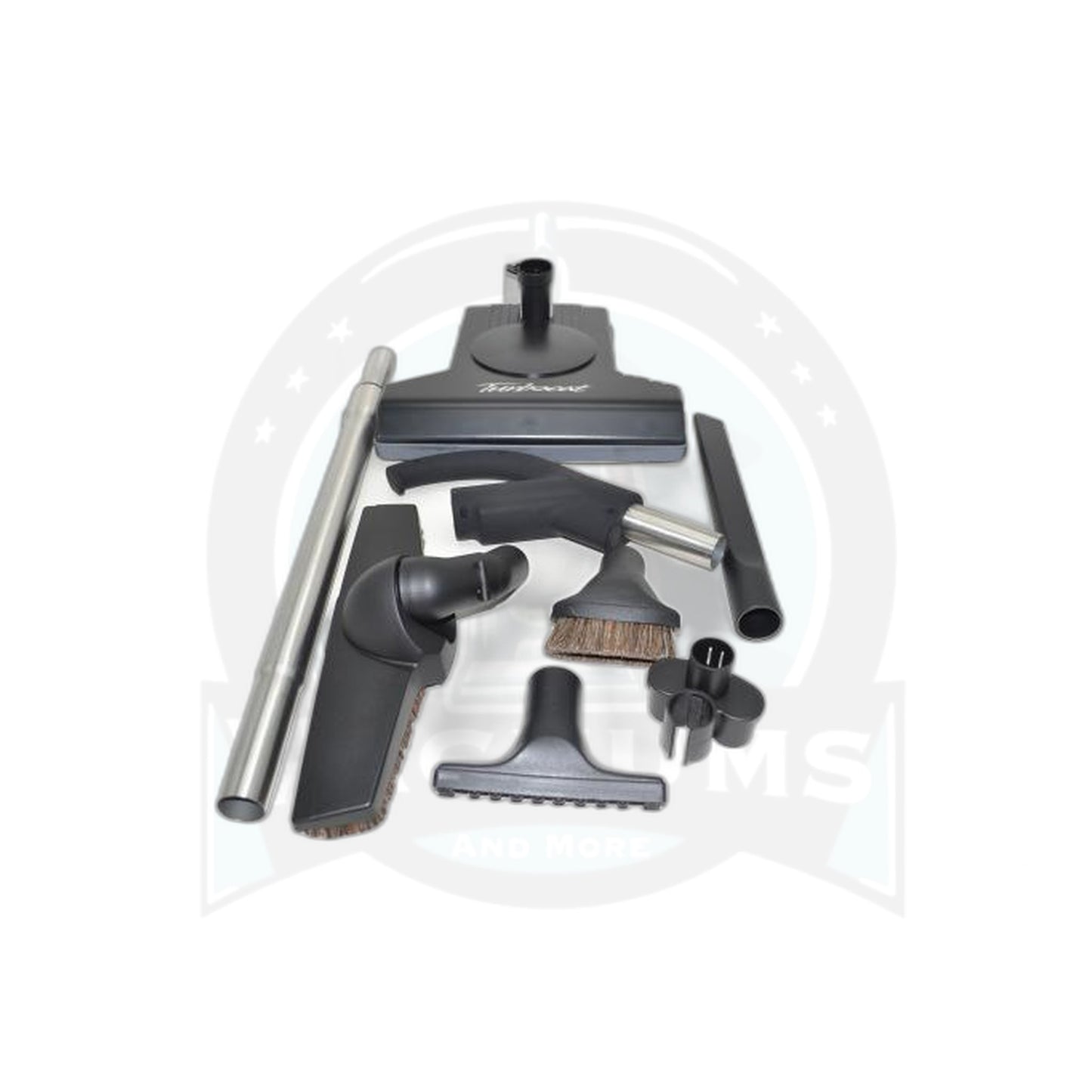 Hide-A-Hose T210 Central Vacuum Kit Black with Tools - No Hose - Hide-A-Hose