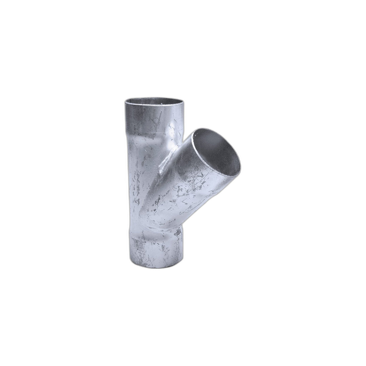 Central Vacuum Metal Wye Pipe Fitting - 45 Degree
