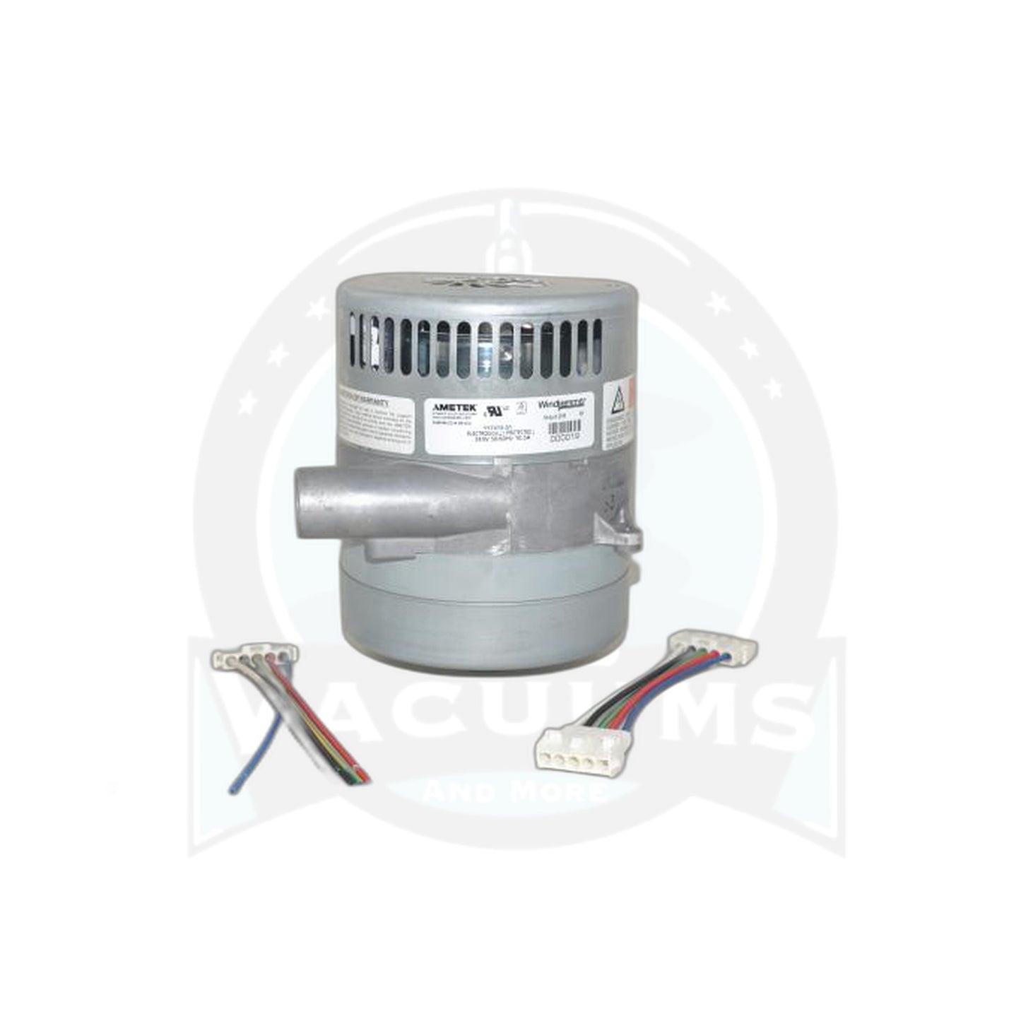 Ametek Brushless Wind Jammer Motor - 240V, 3 Stage, 5.7" - Vacuums and More
