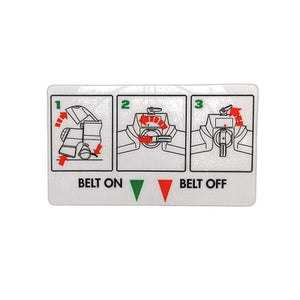 Kirby Belt Lifter Instruction Label, 5-Pack