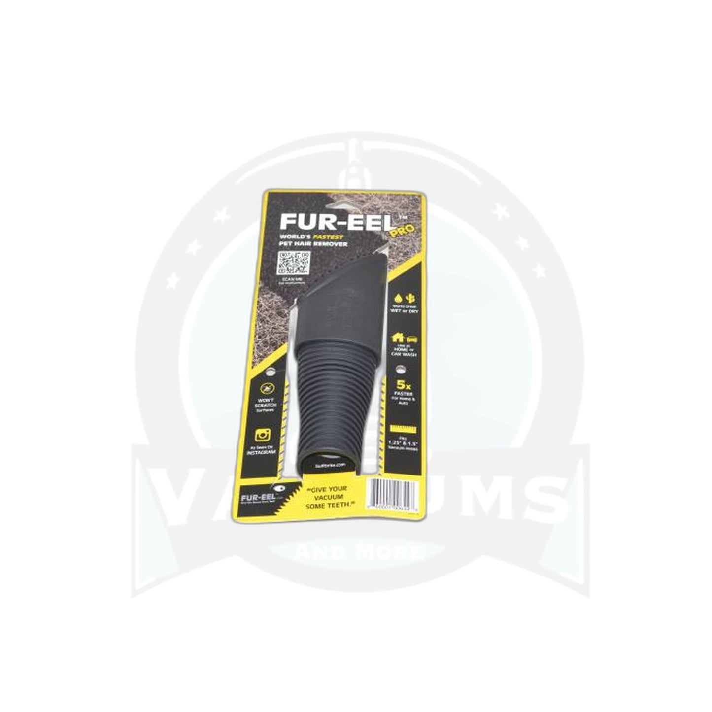 Fang and Fur-Eel Pro Pet Hair Tool 1-1/4" - Fit All Vacuums