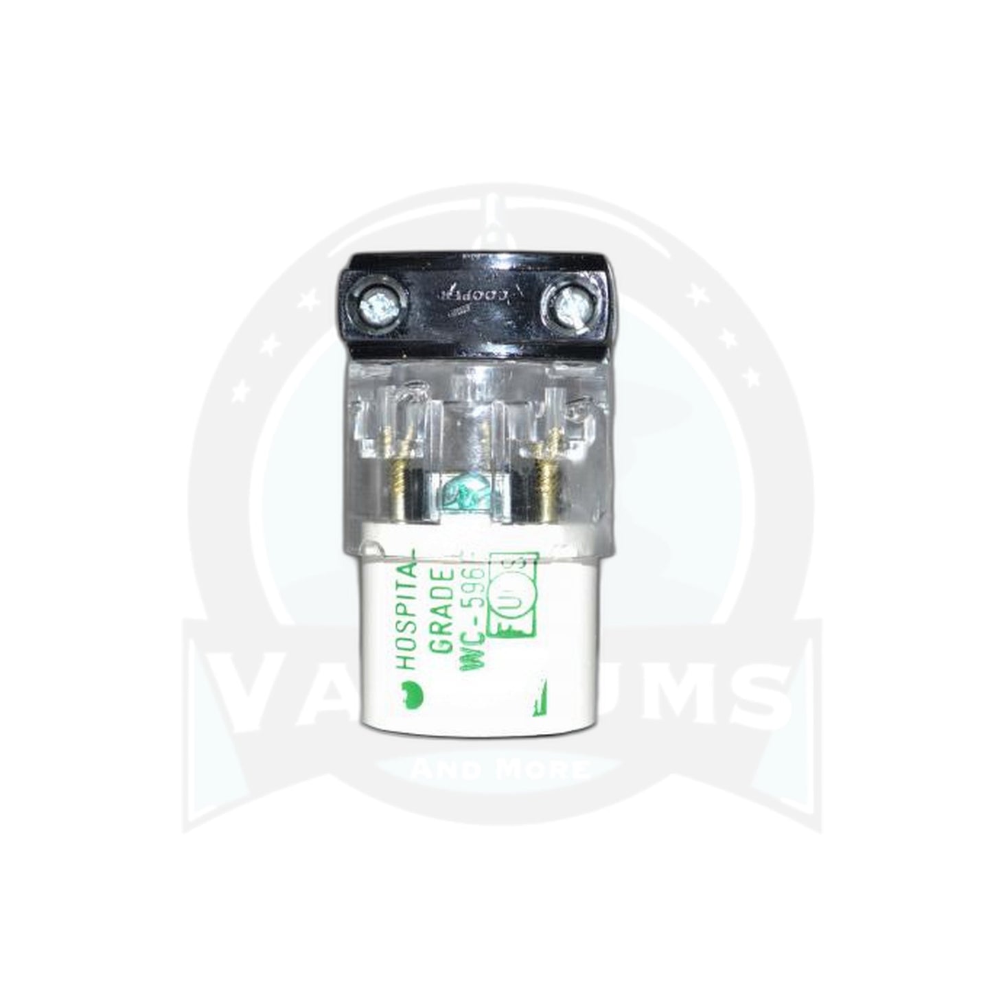 Hospital Grade Female Plug 3-Wire - Fit All Commercial Vacuums
