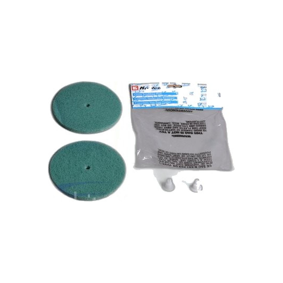Regina 6 in Green Scrubbing Pads - Koblenz / Kenmore, Pair