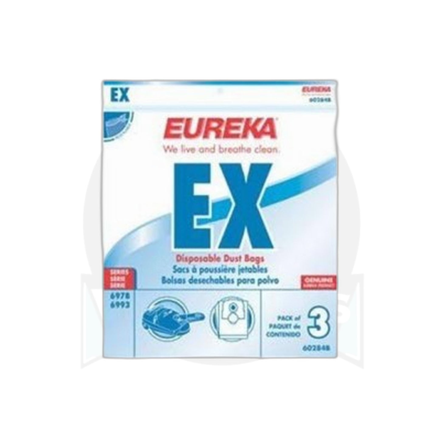 Eureka Type EX Original Paper Vacuum Bags 3-Pack