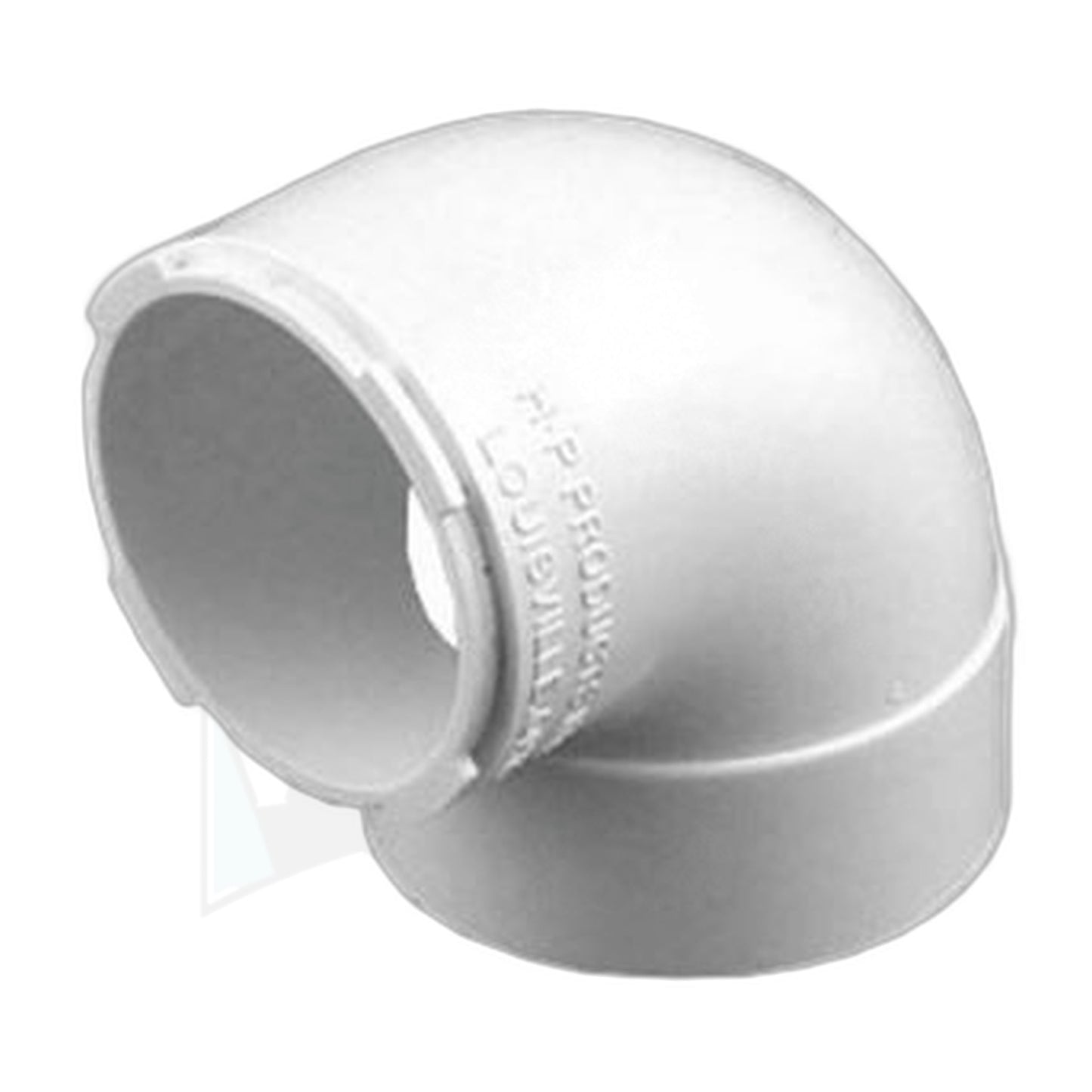 VacuFlo 7046W 90-Degree Short Adapter Elbow (for 5005 Mounting Plate)