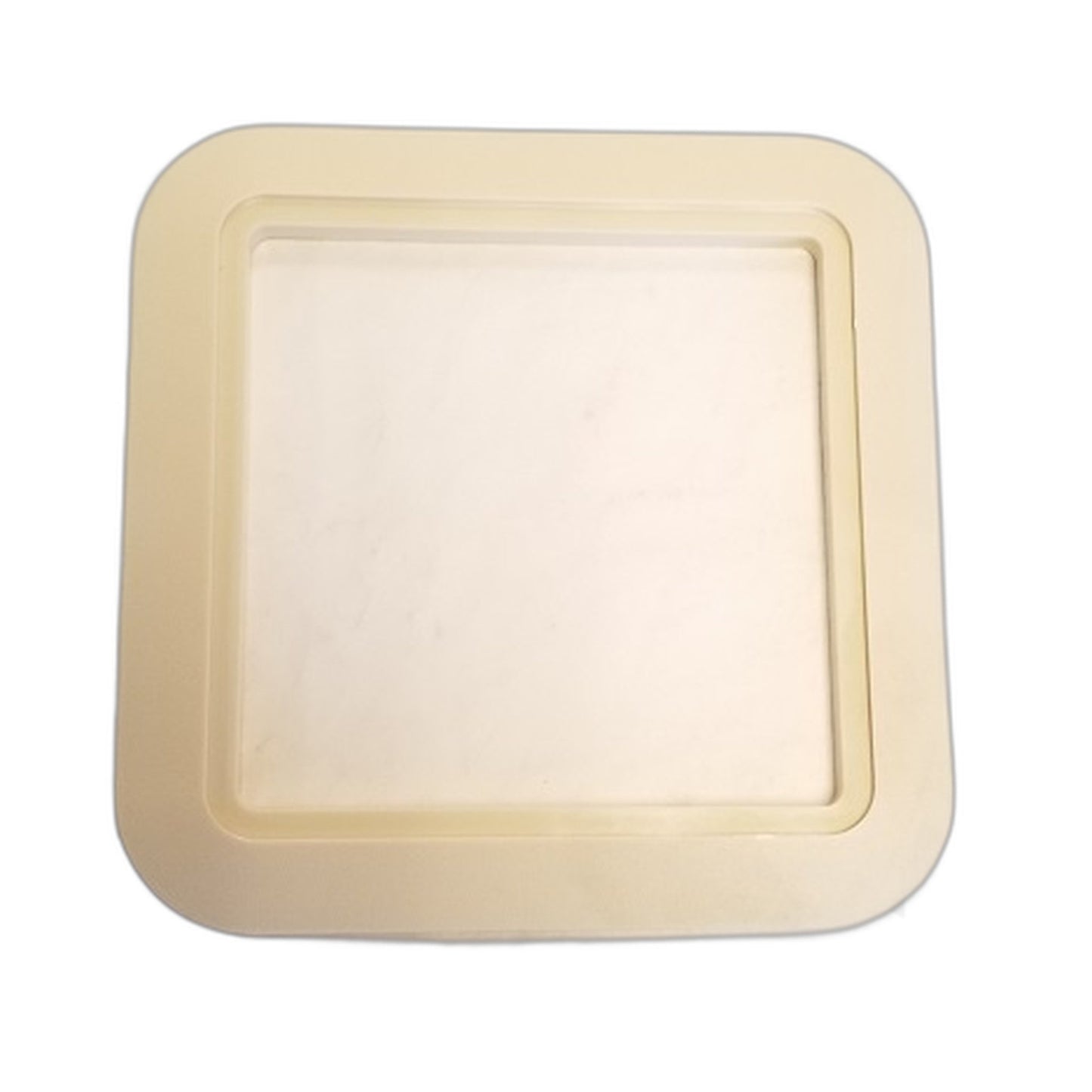 Vaculine ES Central Vacuum Inlet Valve Trim Plate, Ivory