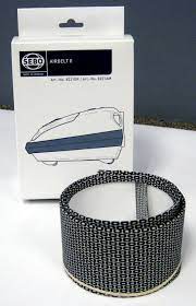 AIRBELT Textile, for E series (black/silver, ovals)