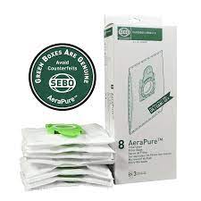 Filter Bag Box E (24-piece carton), 8 bags with caps - SEBO