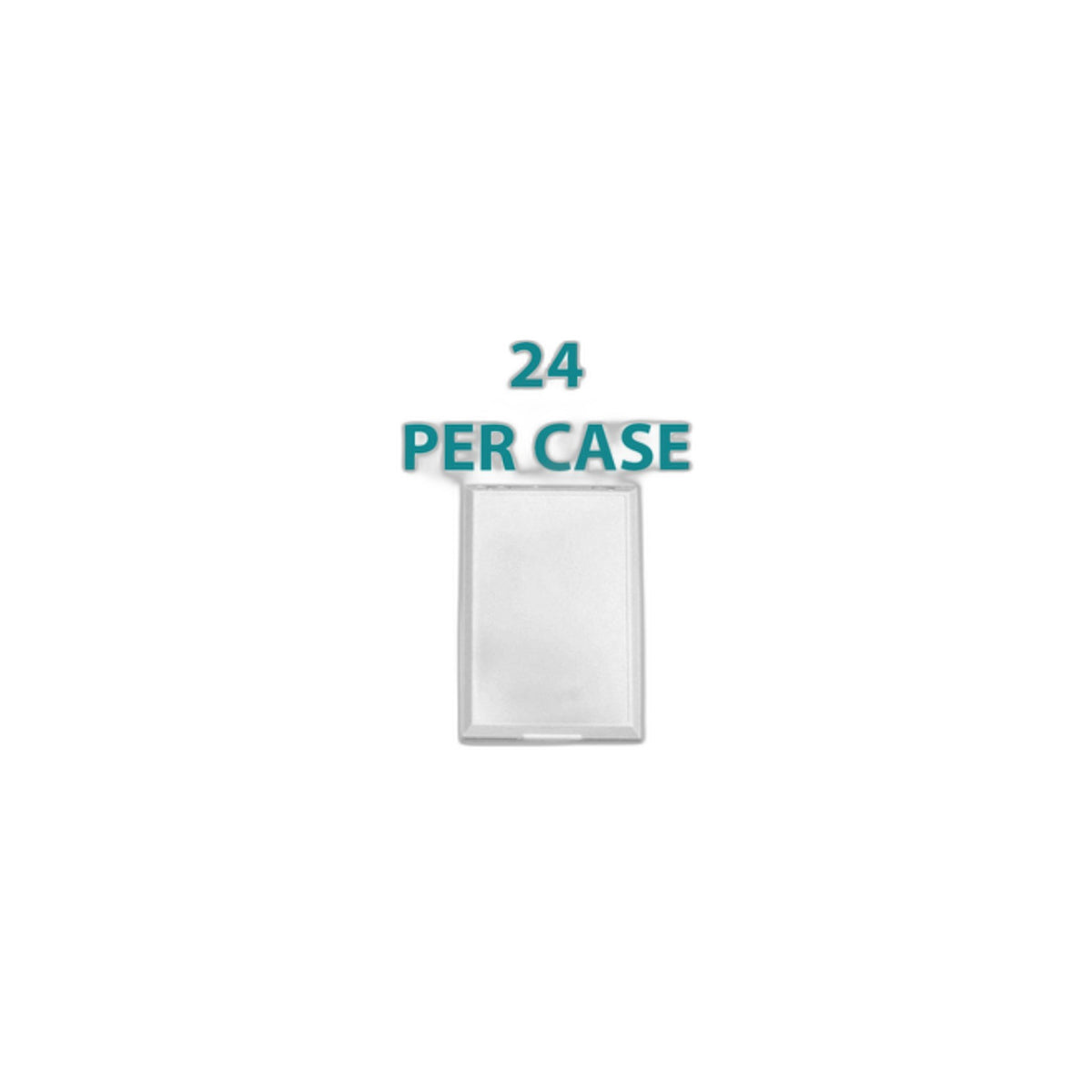 White Central Vacuum Inlet Valve with Full Door