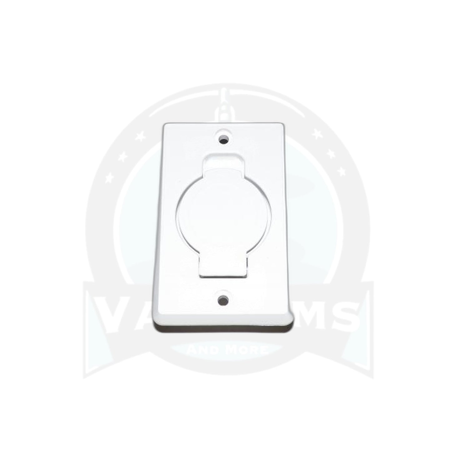 Plastiflex Inlet Valve with Round Door - White - Plastiflex