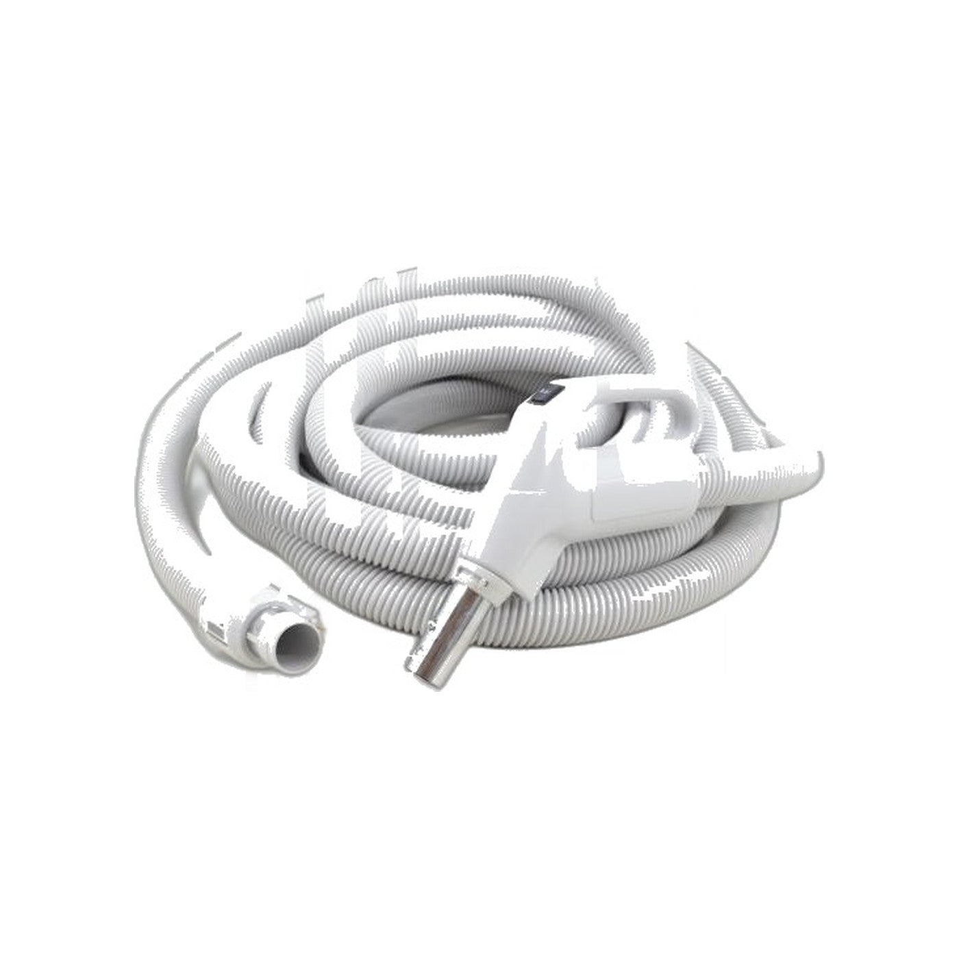Plastiflex 30' Direct Connect Central Vacuum Hose Assembly - Gray Crushproof