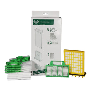 Genuine SEBO K2/K3 HEPA service box with 8 bags and filters