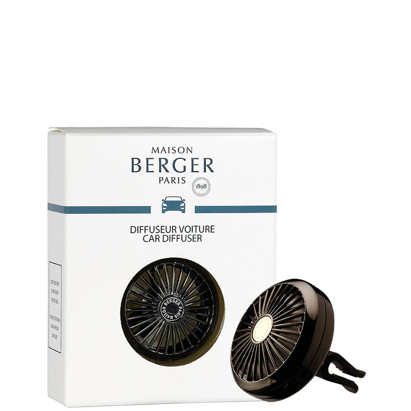 Maison Berger Car Wheel Car Diffuser Vent Clip—Gun Metal