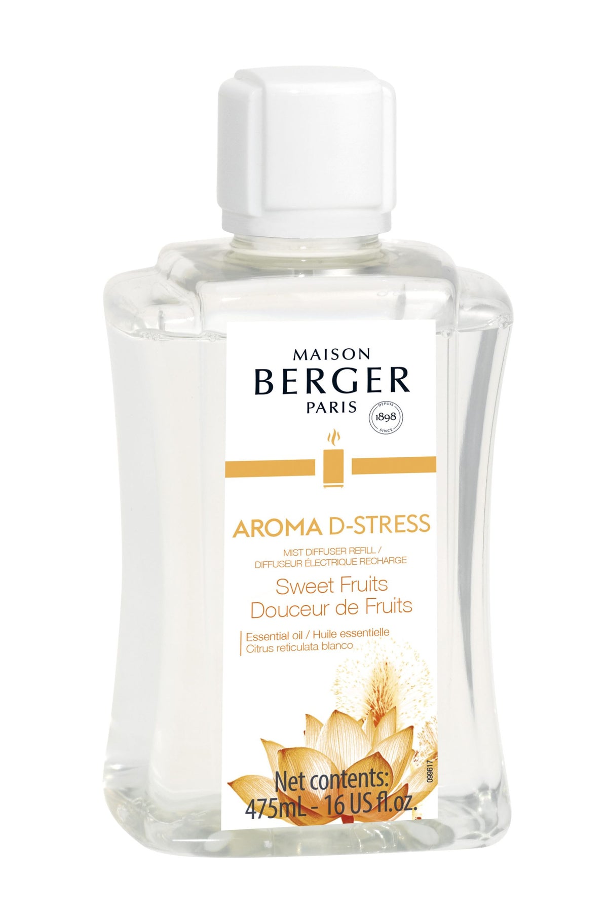 Maison Berger AROMA D-STRESS: Sweet Fruits Mist Diffuser Refill – 475 mL
