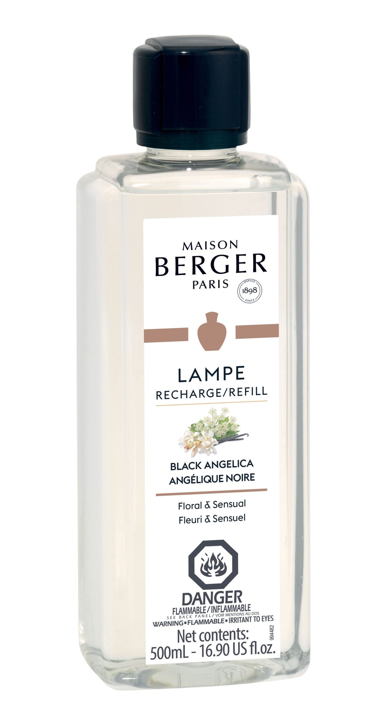 Maison Berger Black Angelica Lamp Refill – 500 mL