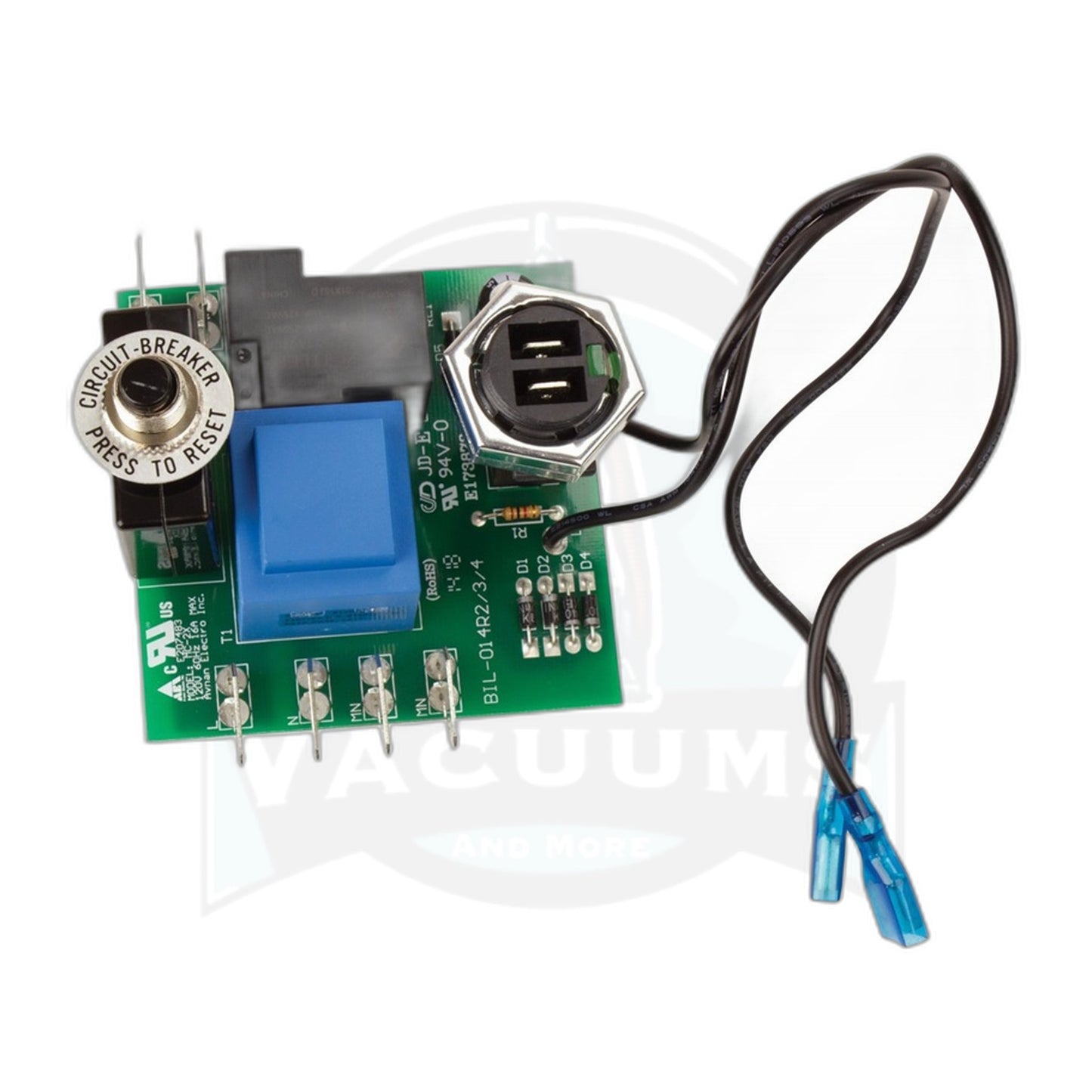 Central Vac Circuit Board for Johnny Vac, Lux 1590, E130, Hayden 2400