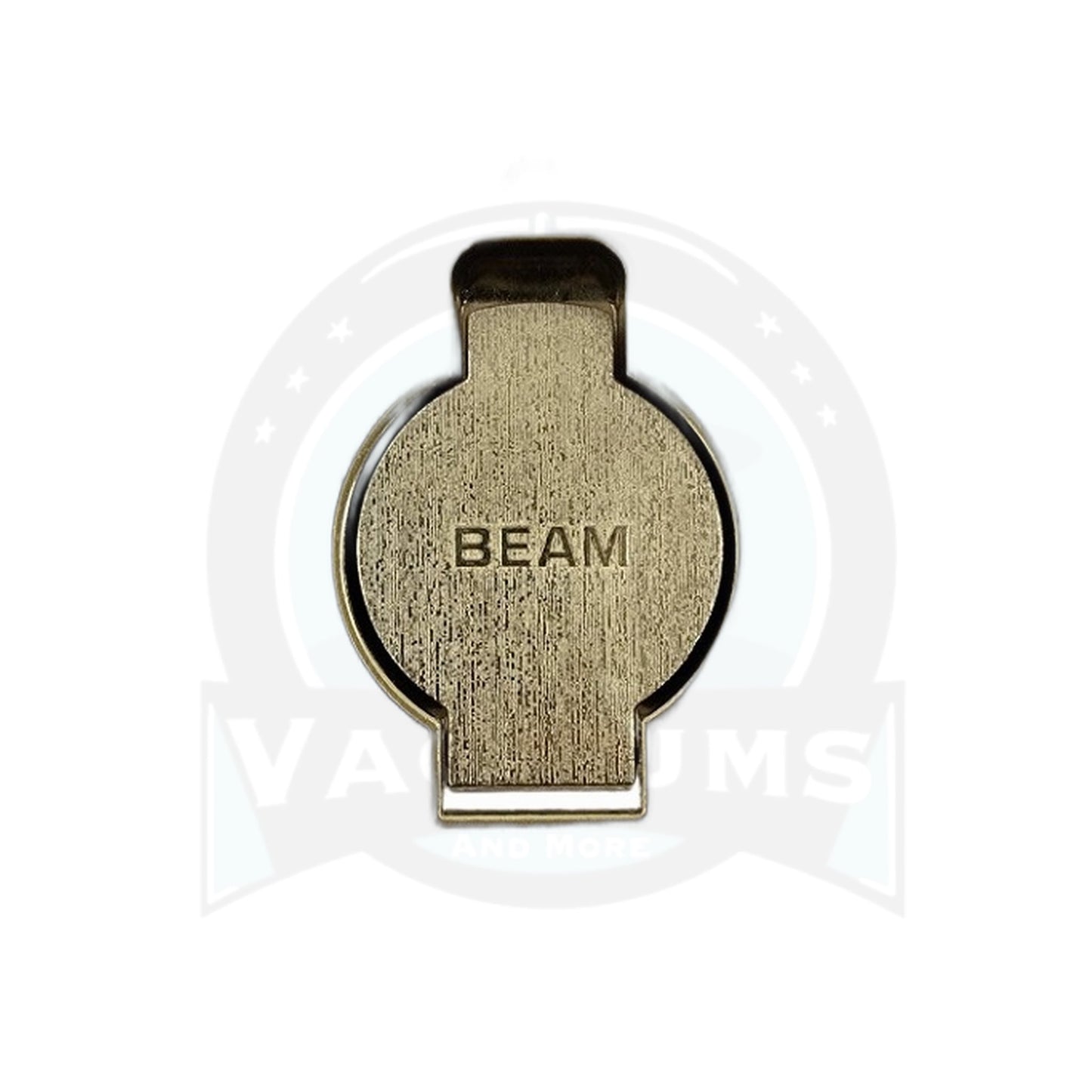 Beam Metal Central Vacuum Inlet Valve, Satin Brass, Universal Low-Voltage Fit