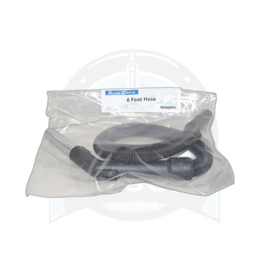 Fit All Central Vacuum Holster Hose Assembly - 6 Ft Black