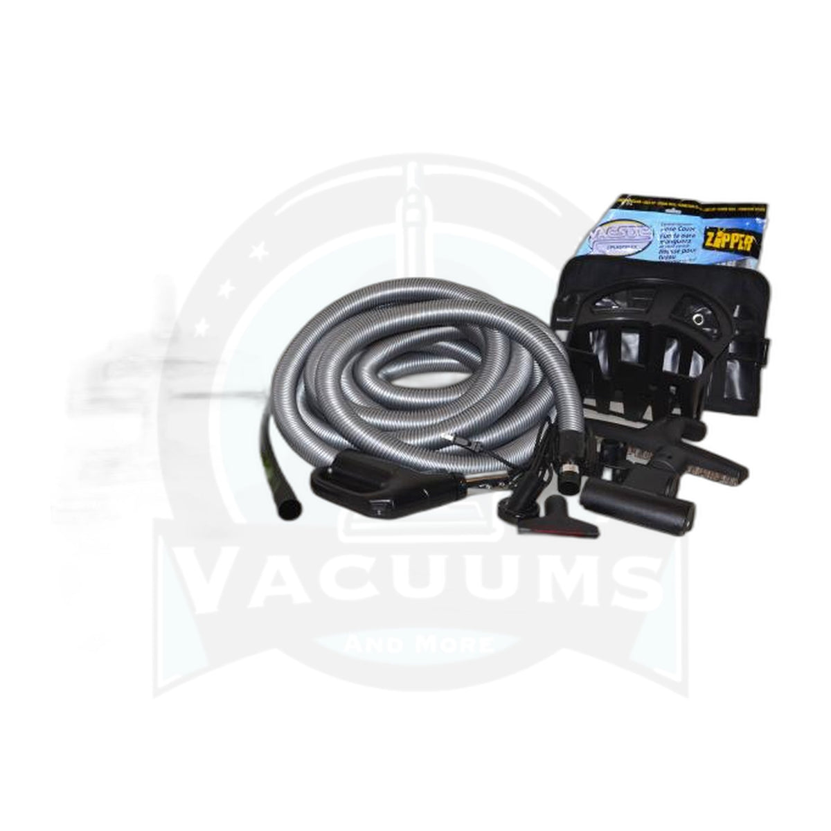 Fit All Ultimate III Central Vacuum Kit, 35-Ft Pigtail Hose