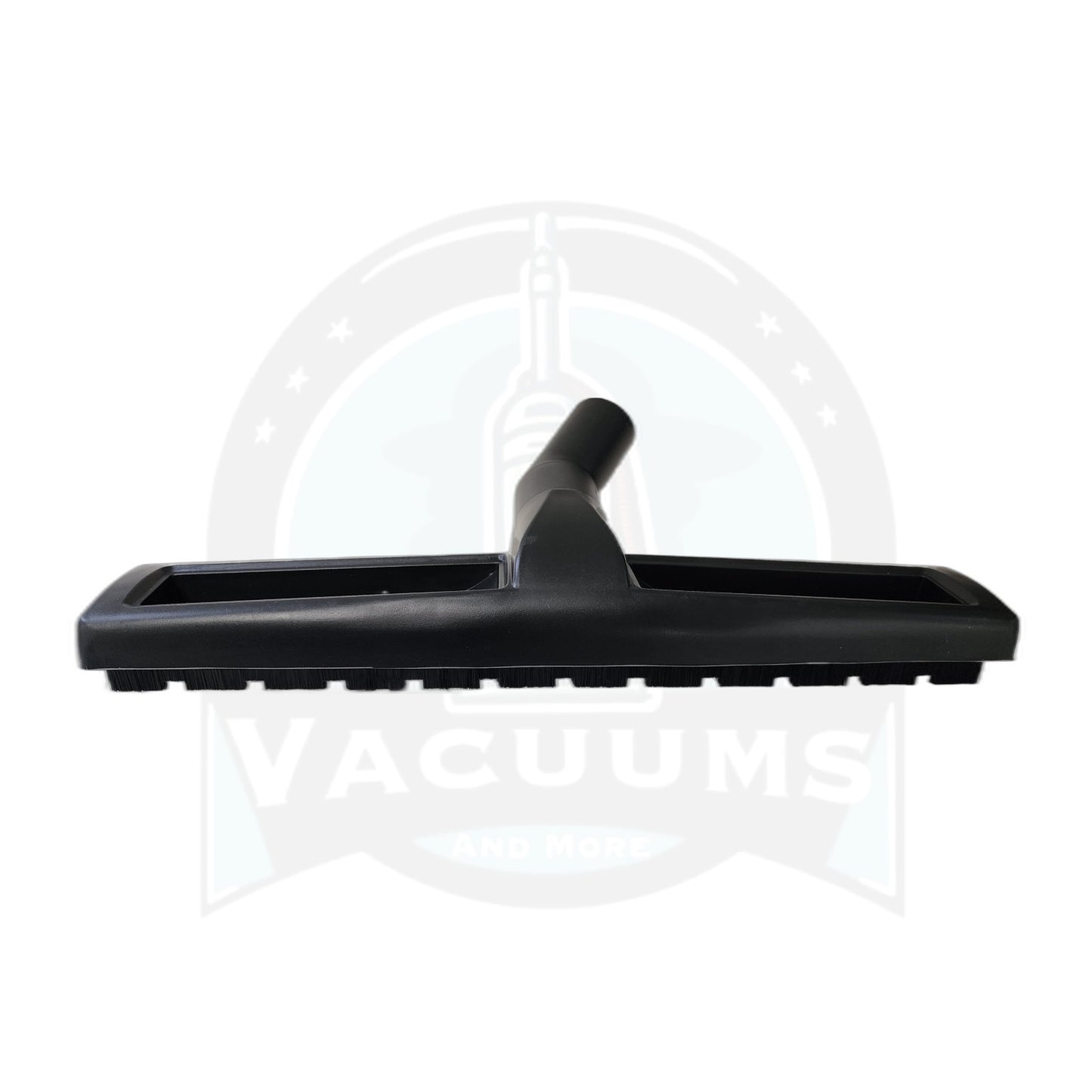Universal 14" Floor Brush With Nylon Bristles & Wheels, 1-1/4" Fit