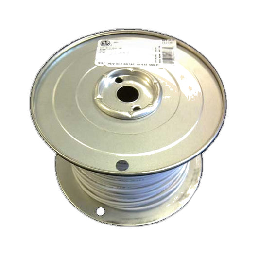 Low Voltage Wire 20/2 Solid Core, 500' Reel, White or Brown