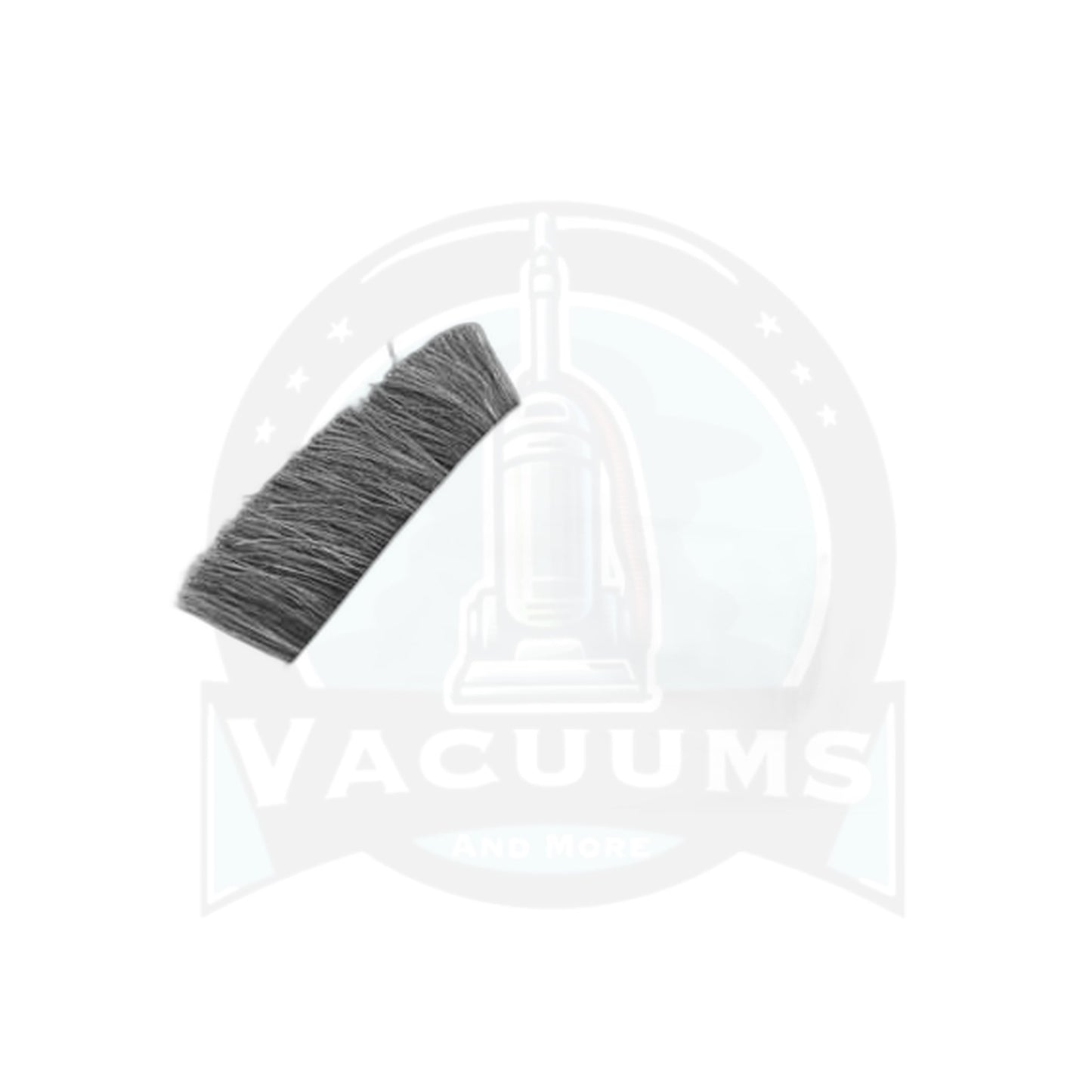 Universal 1-1/4" Oval Dusting Brush, Light Grey Horsehair Bristles