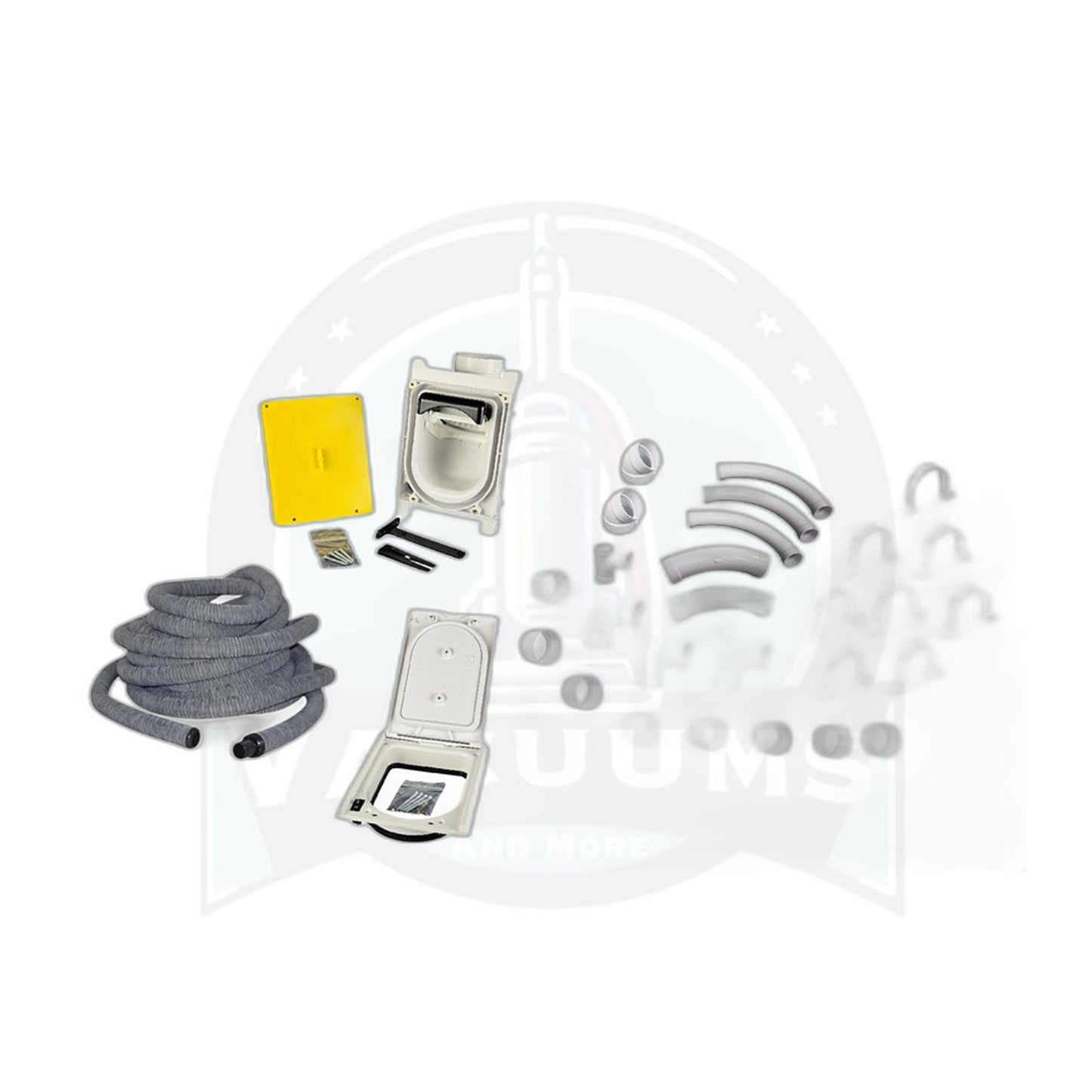 Hide-A-Hose 50 ft Sock Hose & 6000 Series Valve Install Kit