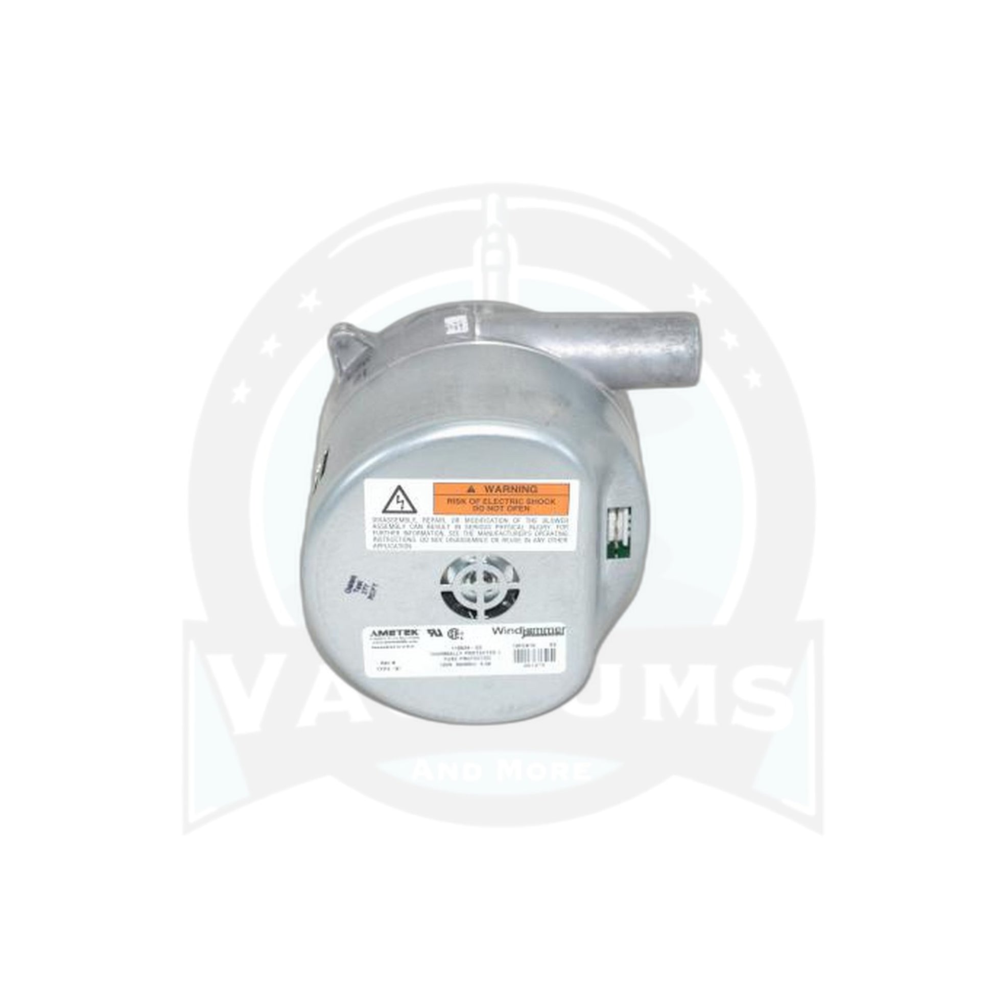 Ametek Windjammer Brushless Blower Motor - 120V, 5.7", 1-Stage Bypass - Vacuums and More