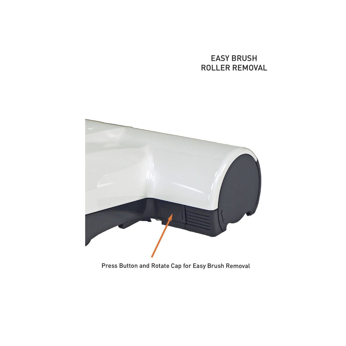 SEBO ET-2 Power Head without On/Off Switch for Central Vacuum Systems — Black