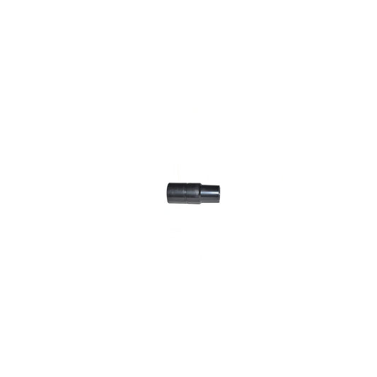 Adapter - 1 1/2" to 1 1/4", Black Plastic, Fits Shark Upright
