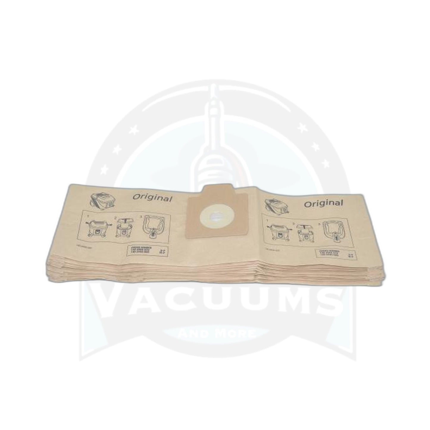 Canister Paper Bags - Euro Clean UZ932 / UZ934 (10-Pack) - Vacuums and More