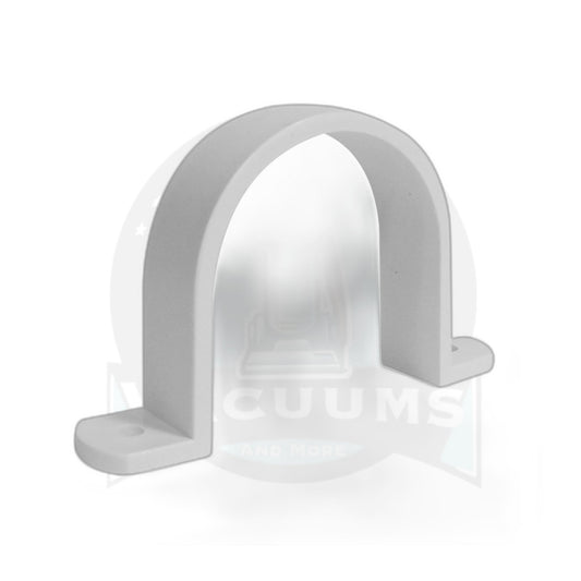 Central Vac Pipe Strap, 2" White - Mounting Clamp (Sold Each)