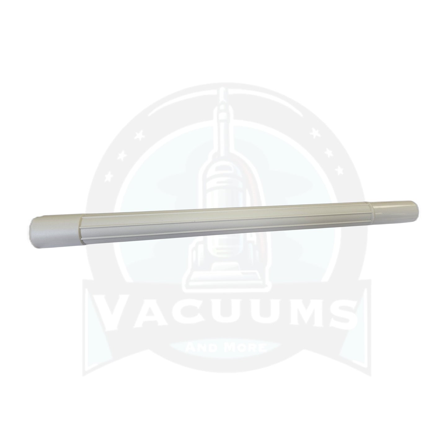 1-1/4" x 19" Light Gray Ribbed Plastic Vacuum Wand