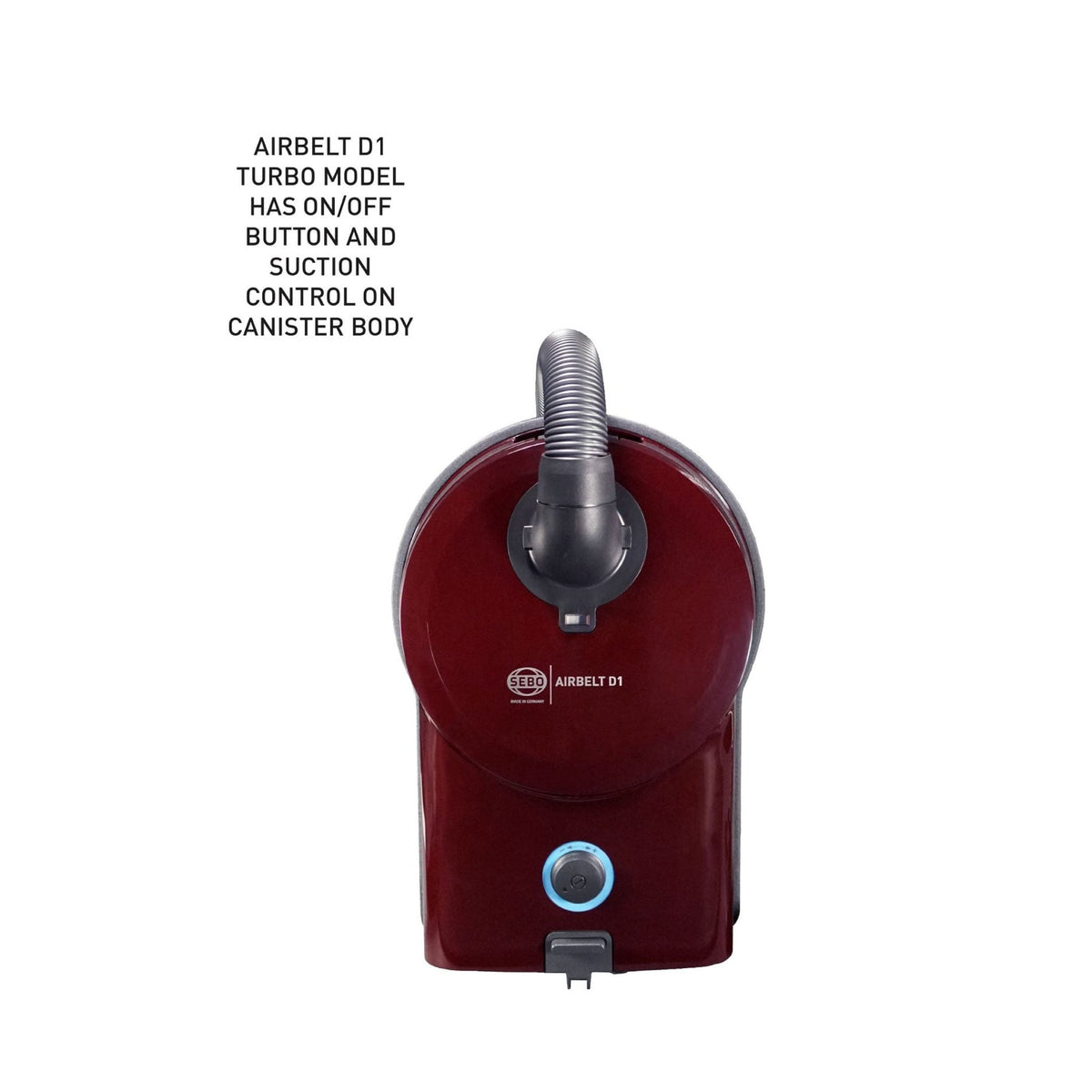SEBO ET-1 Power Head without On/Off Switch for AIRBELT D4, E3 and K3 — Arctic White