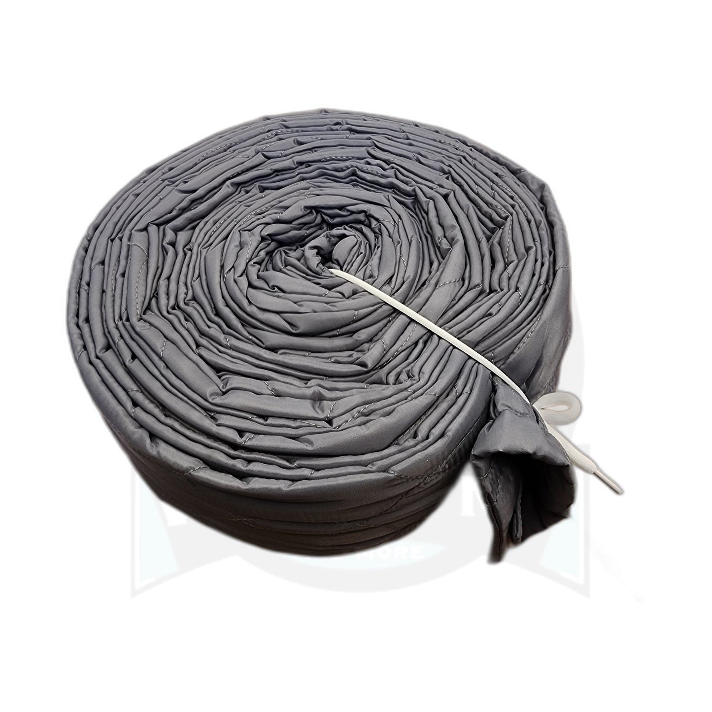 Nadair 40' Gray Padded Zippered Central Vacuum Hose Sock