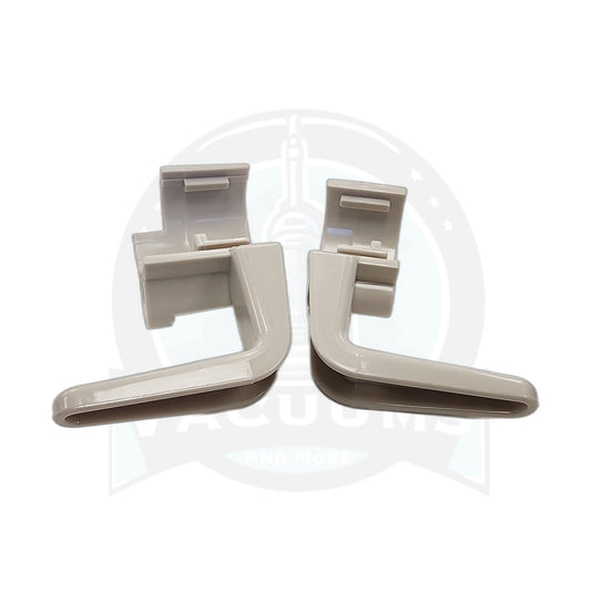 Perfect Upright Commercial Cord Hook Set Upper/Lower No Swivel Gray