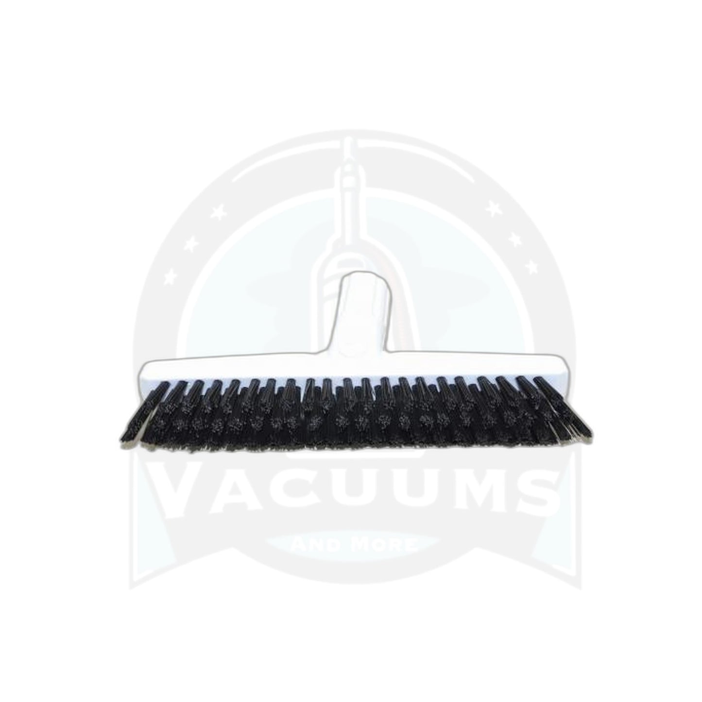 Grout Brush - Triangle Shaped Bristles, 1 1/4'', Screw-On Pole Compatible, 8 1/2'' Wide - Vacuums and More