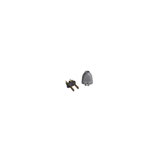 Male Grip Plug - Grey
