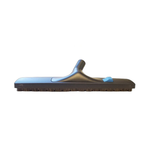 Click Brush 18" Natural Bristle Floor Brush Plate, Black