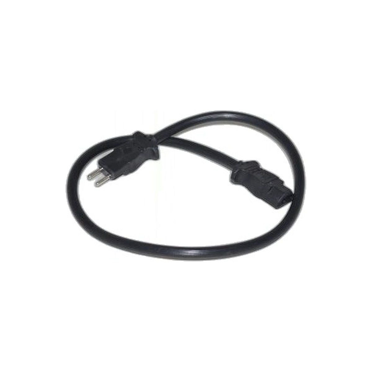 Pigtail Cord - 19" Male/Female, Black