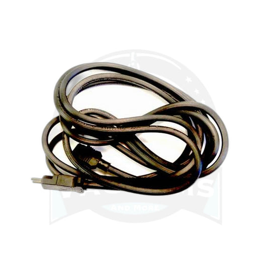 Fitall 96 in. Pigtail Cord, Male/Female, Black