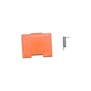 SEBO Access Door with Axle and Spring for X Series Uprights — Orange