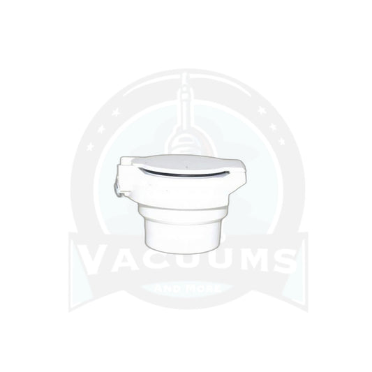 White Utility Valve - Vacuflo Central Vacuum Systems - Vacuflo