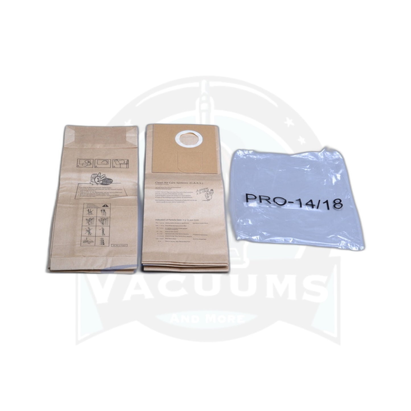 Oreck/Bissell Commercial Paper Bags 10-Pack - Fits PRO 14, 18, UP350