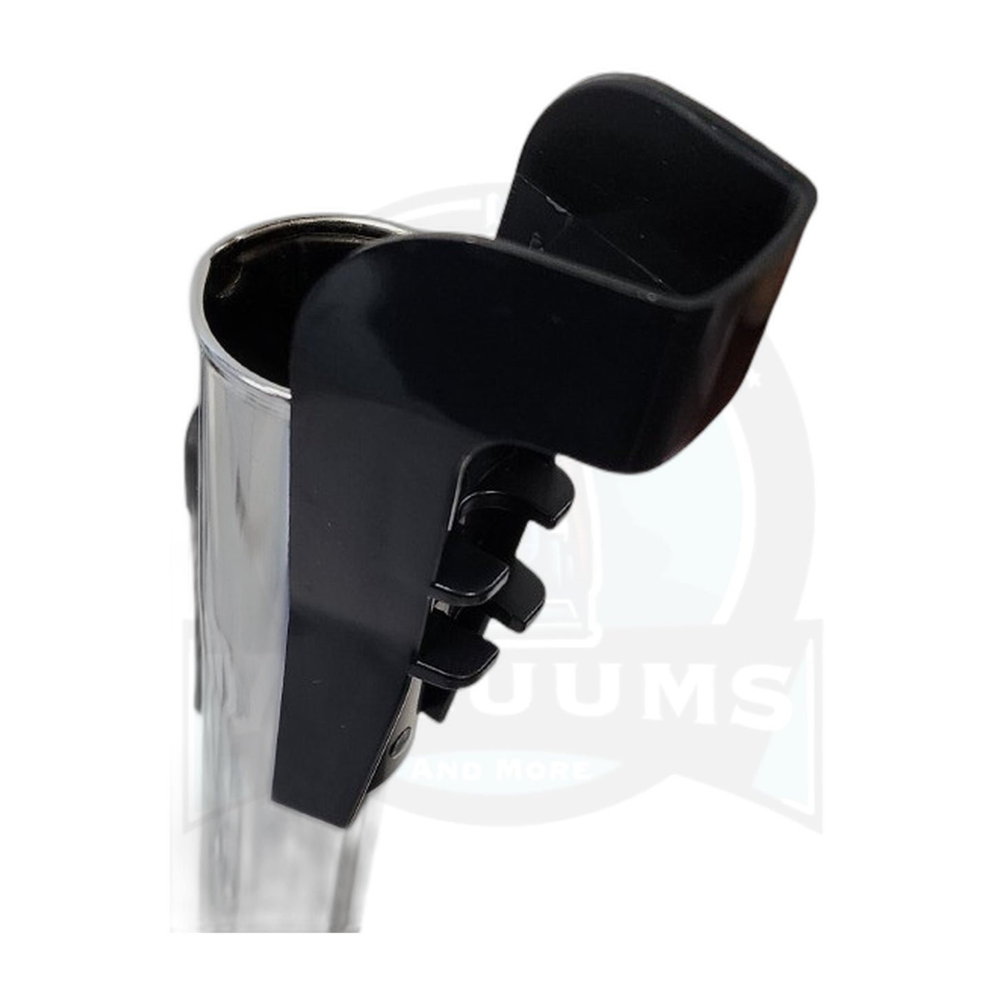 1-1/4" Straight Chrome Upper Wand with Black Cord Management