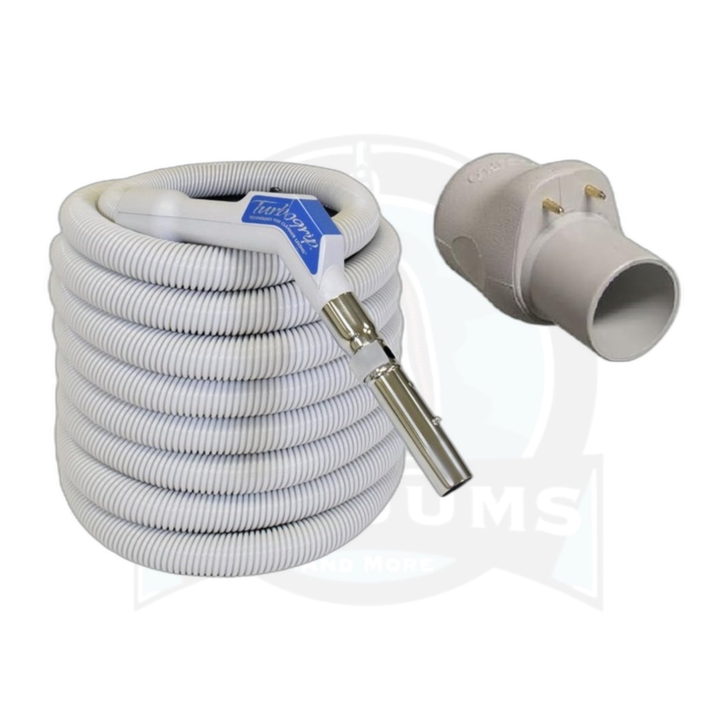 VacuFlo Turbo Grip 30 ft Low Voltage Central Vacuum Hose Assembly