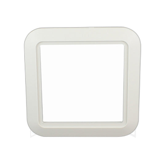 Vaculine ES Central Vacuum Inlet Valve Trim Plate, White