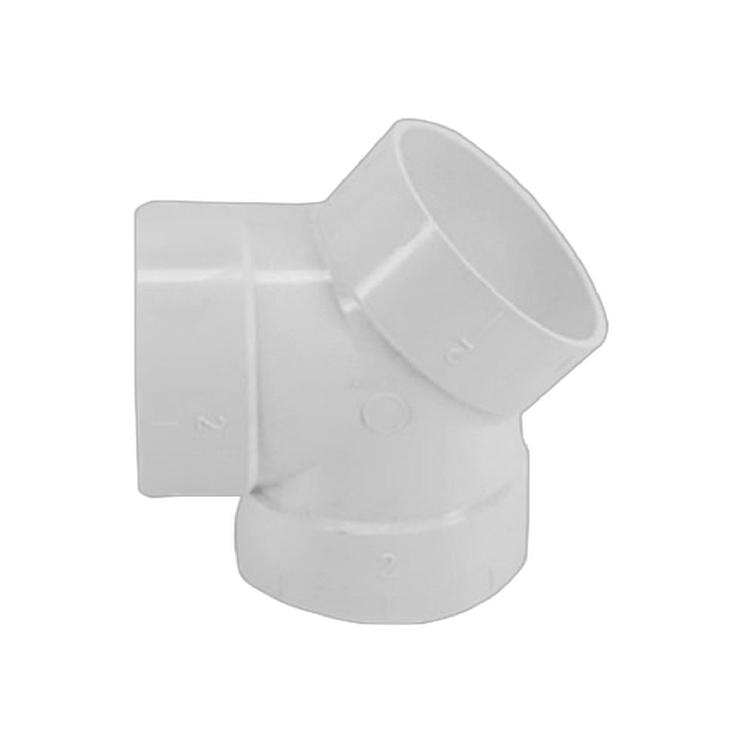 Double Wye PVC Central Vacuum 3-Way Connector